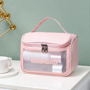 Bolsa Necessarie Transparente  Impermeável - WashBag
