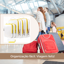 Kit de bolsas organizadoras de compressão ultraleves para malas de viagem