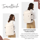 Mochila de Viagem Multiuso TravelTech - Carga USB