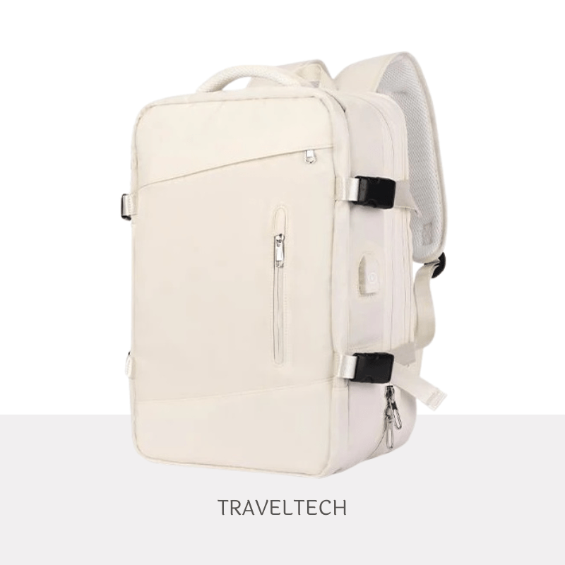 Mochila de Viagem Multiuso TravelTech - Carga USB